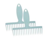 Mikikit Pettine Per Rimozione Dei Peli Di Scopa 2 Pezzi - Blu - Materiale Pp - Strumento Pratico Per Pulizia Quotidiana - Adatto a Tutte Le Età Unisex