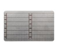 Mikikit Piastra in Acciaio Inossidabile Parole per Seed Phrase Resistente Fuoco e Acqua Backup Sicuro per Portafogli Hardware Superficie Antigraffio Protezione Durevole per