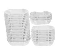 Mikikit Pirottini in Carta per Cupcake Ovali 1000 Pezzi, Resistenti ad Alte Temperature, Forma a Vascello Solida, per Panetterie e Feste del Tè