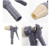 Mikikit Pistola per Stucco Portatile ad Alta Pressione Utensile Applicatore di Malta Cementizia Ugello di Precisione Kit Multifunzionale per Stuccatura Ceramica e Stampi in Gesso