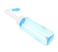 Mikikit Pompetta Lavaggi Nasali Portatile da 300ml in Pp per Adulti e Flusso D'acqua Regolabile e Utilizzo Versatile per Irrigazione Nasale