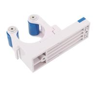 Mikikit Portabici da Parete in Plastica Nero, Facile da Installare e Salvaspazio, Design Semplice per Garage e Casa, Set 1 Pezzo Viti Incluse