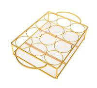 Mikikit portabirra tavolo portabottiglie rastrelliera portabottiglie da tavolo supporto porta vino portabottiglie piccolo accessori da cucina ferro da stiro Golden