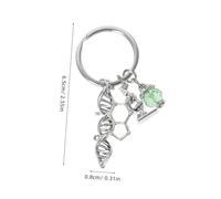 Mikikit Portachiavi Microscopio Scientifico per Appassionati Biologia e Microbiologia Charm Resistente per e Laurea Studenti Biotecnologie