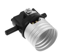 Mikikit Portalampade Interruttore Integrato Supporto in Porcellana Per Lampadine Ricambio Compatibile Per Illuminazione Domestica e Ufficio