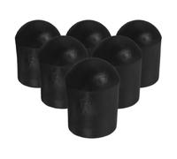 Mikikit Protezione per Puntali Violoncello in Gomma Antiscivolo 6 Pezzi Tappo Copriperno Nero per Protezione Pavimenti e Stabilità Durante Prove ed Esibizioni