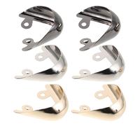 Mikikit Protezione per Tacchi Alti in Metallo 3 Paia - Copri-punta per Scarpe a Punta da Donna 3,5x2,5 Cm - Tappi per Tacchi Eleganti per Matrimoni, Feste e Uso Formale