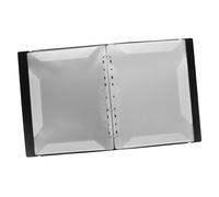 Mikikit Raccoglitore Spartiti Musicali Organizer Documenti Resistente Superficie Non Riflettente per Performance e Facili Classico Nero Pagine