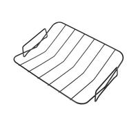 Mikikit Rack Barbecue Portatile Porta Arrosto di Tacchino Rack Grigliare Grill Portatile da Esterno Griglia per Pesce per Griglia Accessori per Zaino da Picnic Stand Grill Ferro da Stiro