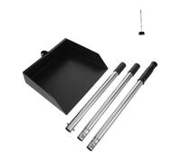 Mikikit Raschietto Pollaio in con Manico Lungo Ergonomico Multiuso Stabile per Raccolta Lettiere e Concime Pulizia Giardino e Fattoria Resistente e Smontabile