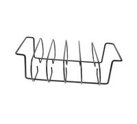 Mikikit Ripiano per Grigliare in Ferro Resistente per Barbecue Esterno Accessorio BBQ Portatile con Maniglie Laterali Struttura Semplice e Durevole per grigliate familiari e Picnic