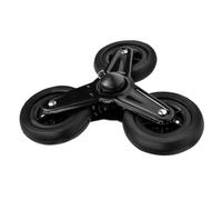 Mikikit Ruote Triangolari per Carrelli della Spesa e Carichi Pesanti Accessori per Salire le Scale in Ferro e Plastica Ruote Girevoli per Carrelli Multiuso Installazione Semplice