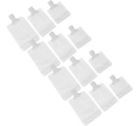 Mikikit Sacchetti Cosmetici da Viaggio 12 Pezzi 30Ml 50Ml 100Ml in Pet Pa PE, Design Tridimensionale e Fondo Indipendente, per Organizer Trucchi e Borse da Toilette