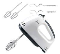 Mikikit Sbattitore Elettrico Mano Mixer per e Uova con Design Ergonomico Alta per Impasti e Insalate Elettrodomestico Casa Multifunzionale Bianco Riutilizzabile