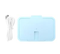 Mikikit Scaldasalviette Uniforme Salviette Blu per Umidificate in Abs Portatile Riscaldatore Compatibile Riscaldamento le tutte marche Bebè