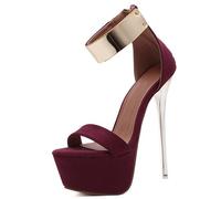 Mikikit Scarpe Estive Donna Sandali Tacchi Altissimi Suola Antiscivolo Materiale Resistente Facili da Indossare