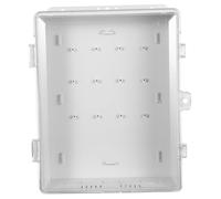 Mikikit Scatola Elettrica Stagna da Parete per Esterno con Trasparente Box Distribuzione per Monitoraggio e Protezione Impianti Elettrici Compatibile con Interruttori Basso Voltaggio e