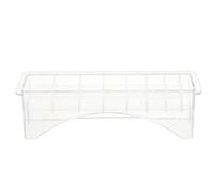 Mikikit Scatola Portaoggetti Trasparente Per Pettini Da 8 Pezzi, Contenitore in Plastica Per Riporre Pettini Per Chioma, Organizer Compatto Per Accessori Da Barbiere e Uso Professionale