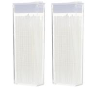 Mikikit Scovolini Dentali Compatti 2 Scatole Da 120 Pezzi Spazzolino Interdentale Domestico Detergente Per Denti Portatile Ergonomico Per Pulizia Quotidiana e Rimozione Placca Uso Viaggio