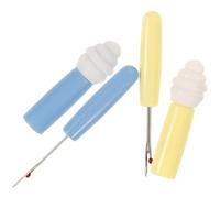Mikikit Scucitore di Punti in Plastico e Inossidabile 2 con Gomma per Cancellare Filo Strumento Comodo e Portatile per Cucito per Domestico e Sartoria