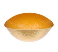 Mikikit Secchiello Decorativo Leggero per Feste di Compleanno e Facile da Conservare per Popcorn in Ferro Dorato come Contenitore Versatile per Snack