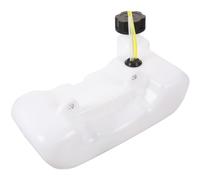 Mikikit Serbatoio Carburante per Tagliaerba in Plastica Riutilizzabile, Piccolo, Bianco, Versione 40-5 a Due Tempi, per Decespugliatore e Falciatrice