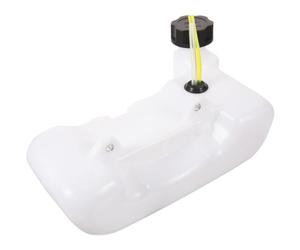 Mikikit Serbatoio Carburante per Tagliaerba in Plastica Riutilizzabile, Piccolo, Bianco, Versione 40-5 a Due Tempi, per Decespugliatore e Falciatrice