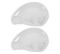 Mikikit Set 2 Pezzi Piatti da Portata per Snack e Gnocchi, Piatti per Conservare Patatine Fritte Leggeri in Materiale Durevole, per Cucina e Ristorazione, Facili da Pulire Riutilizzabile