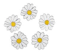 Mikikit Set 5 Spille a Spilla a Margherita Smaltata Spilla Floreale Leggera in Lega Accessorio Versatile per Giacche Vestiti e Zaini per Uso Quotidiano e Regali