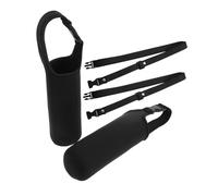 Mikikit Set da 2 Tazze Borraccia per L'Idratazione con Manicotto Impermeabile Portaborraccia Borraccia Protettiva Tessuto Blu per Immersioni Nero
