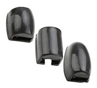 Mikikit Set da 3 Copritasti Laterali per Sassofono in Silicone Nero, Cuscinetti Protettivi Ergonomici per Sassofono Tenore Design Comodo e Resistente