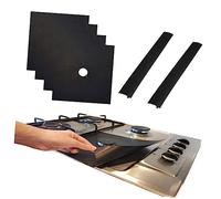 Mikikit Set Di 6 Cuscinetti Protettivi Quadrati Per Piano Cottura A Gas