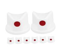 Mikikit Set Di 8 Accessori Per Bombolette Spray Vernice Spray Per Graffiti Ugello Per Vernice Spray Forniture Per Graffiti Tappi Per Vernice Spray Kit Ugelli Per Bombolette Spray