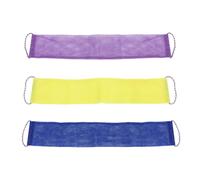 Mikikit Spazzola Esfoliante Corpo Lunga 3 Pezzi Scrubber Schiena per Doccia Set Lavatrice Posteriore Bagno Uomo Donna Morbida e Delicata per Pelle Liscia