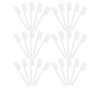 Mikikit Spazzolino da Denti per Carceri Manico Corto Antiscivolo Set 100 Pezzi Setole Morbide a Triplo Ordine Spazzolino da Viaggio Tascabile per Igiene Orale in Contesti Istituzionali