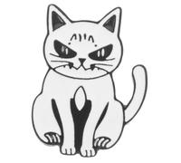 Mikikit Spettatura Per Spilla Da Spilla Per Gatto Carino Battitore Di Cartone Animato Con Spilla Da Gattino Adorabile Etichetta Per Spilla Per Bocconciglia Per Cappello Da Femmina.