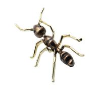 Mikikit Spilla Animale in Lega Antica Spilla Formica Nera Decorativa per Abbigliamento Borse Accessorio Unisex Facile da Applicare e Resistente