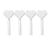 Mikikit Spremi Dentifricio Manuale Strizza Tubetti Dentifricio in Lega di Zinco 4 Pezzi, Dispenser Portatile a Forma di Cuore Facile da Usare per Tubetti per Bagno