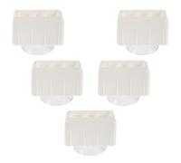 Mikikit Stabilizzatori per Box 5 Pezzi con Clip di Sicurezza in Plastica Supporti Base Rinforzo per Cancelletto Accessori Montaggio Rapido Compatibili con Connettori per Camerette