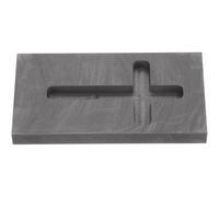 Mikikit Stampo in Grafite a Croce per Fusione Metalli Preziosi, Modello per Lingottiera Oro e Argento Elevata Resistenza e Conduttività Termica, per Fusione Gioielli e Applicazioni