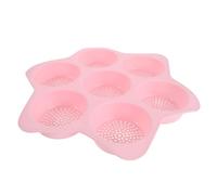 Mikikit Stampo in Silicone Rotondo cavità per Mini Muffin Hamburger Torta e Pane Antiaderente e Facile da Rilasciare