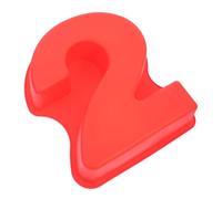 Mikikit Stampo per Dolci in Silicone Rosso 3d Design di Precisione Versatile per Anniversari e Celebrazioni Speciali, Forma Numero per Torte Moderne