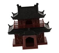 Mikikit Statua Mini Padiglione Acquario e Giardino delle Fate, Decorazione per Micro Paesaggi e Bonsai, Riproduzione Antica in Resina 6 Cm per Interni e Ufficio