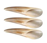 Mikikit Strumento Gua Sha in Corno di Bue 3 Pezzi per Massaggio Corpo e Viso Raschiamento Muscolare Manuale per Agopressione Massaggiatore Portatile per della Pelle e Rilassamento in