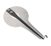 Mikikit Strumento Metallo di Tradizionale Nitido e Chiaro Arpa Ebraica Portatile in Argento per Principianti per Pratiche Meditazione e Relax