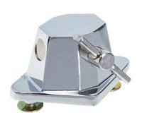 Mikikit Supporto per Gamba Tom in Lega Argento, Base per Tamburo Facile da Pulire e Comodo Metodo di Conservazione, Accessorio per Batteria Musicale e Grancassa