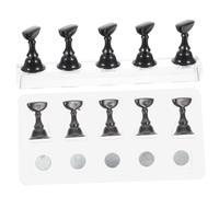 Mikikit Supporto per Unghie in Acrilico Magnetico, Espositori per Punte da Manicure, 2 Set, per Training Nail Art in Salone o Casa