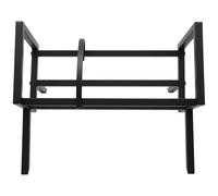 Mikikit Supporto per Vinili in Ferro Nero Organizzatore Desktop, Espositore Moderno e Chic per Dischi e Album, per Casa e Ufficio