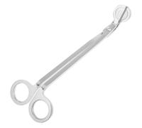 Mikikit Taglierina per Stoppini in Acciaio Inossidabile Argento, Accessorio Elegante per Spegnere Fiamme e Cura Lungo Termine delle Candele in Aromaterapia