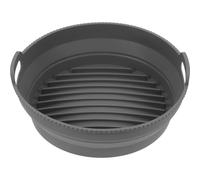 Mikikit Tappetino e Resistente e Riutilizzabile, per Cucinare in Silicone Pieghevole da 8 Pollici Conservare il Cibo per Friggitrice ad Aria in Cucina